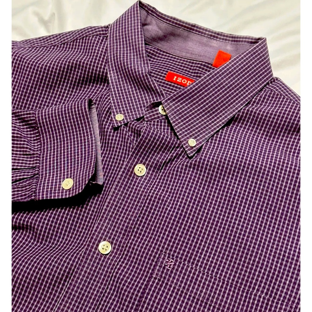 Izod Men’s Long Sleeve Button Up Shirt